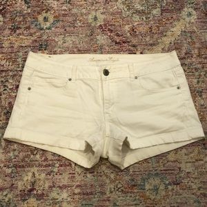 American Eagle Stretch White Short Shorts, 14